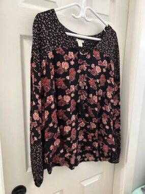 Tribal Floral Blouse